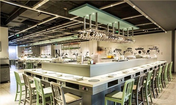 自助小火锅店装修效果图