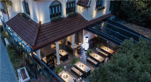 熊猫花园洋房火锅店设计