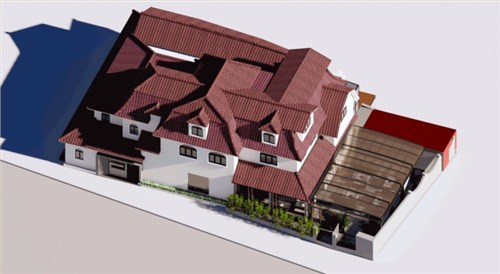 熊猫花园洋房火锅店设计