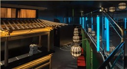 国潮+赛博朋克火锅店设计