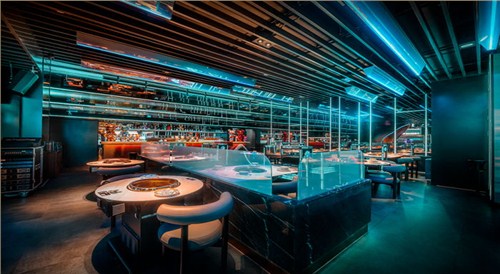 “笨蛙”牛蛙火锅店设计