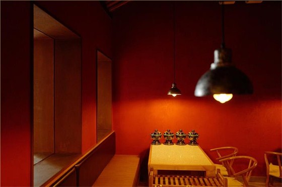 封闭用餐空间细部